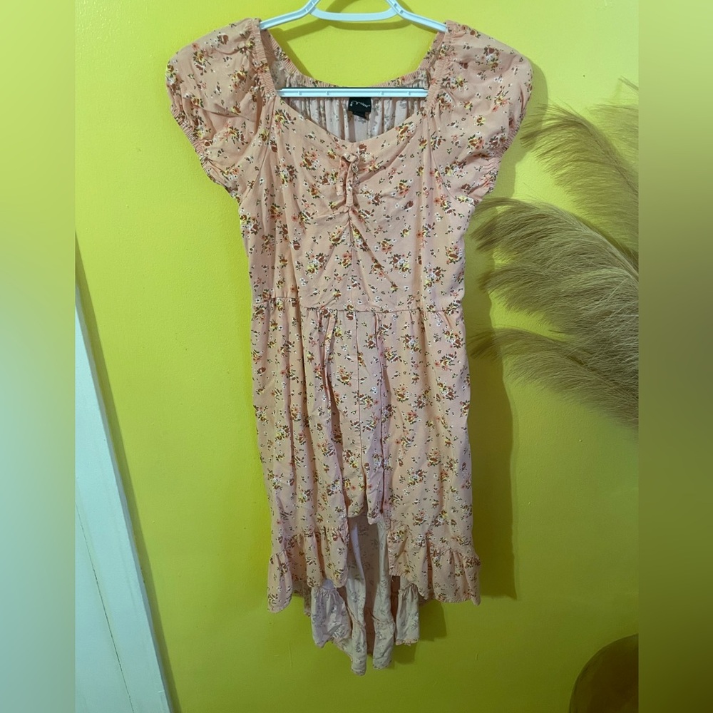 Art Class Pink Floral Kids Dress